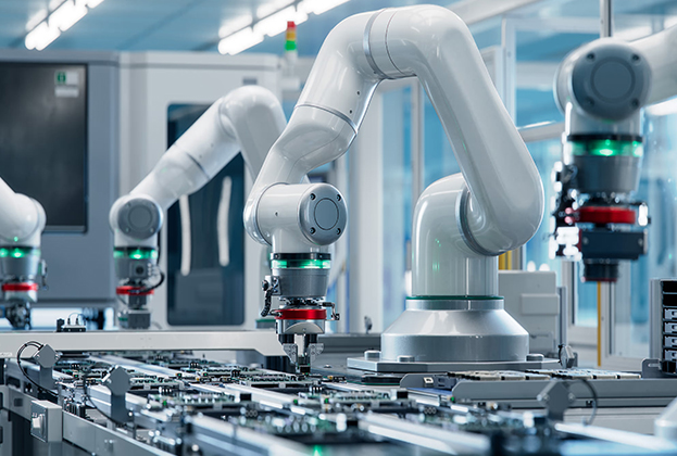 Sistema di orologio IP nella produzione