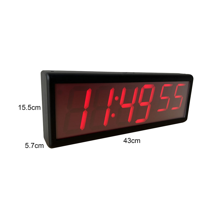 Orologio sincronizzato con Internet a 6 cifre da 4