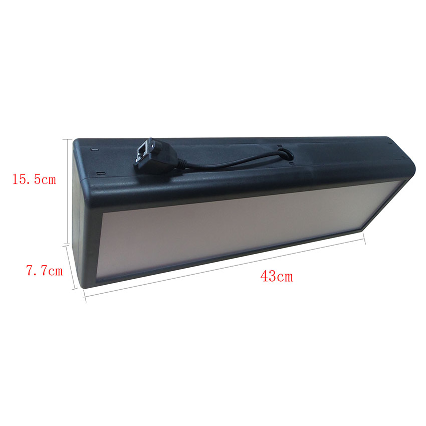 Orologio locale NTP PoE a LED bifacciale da 4