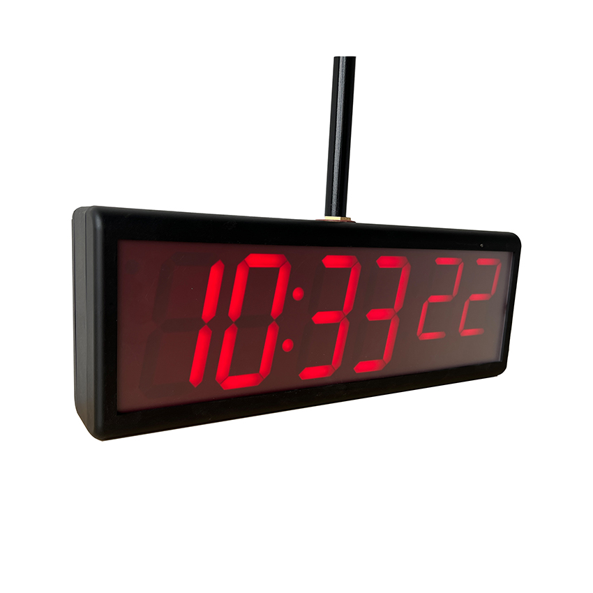 Orologio locale NTP PoE a LED bifacciale da 4