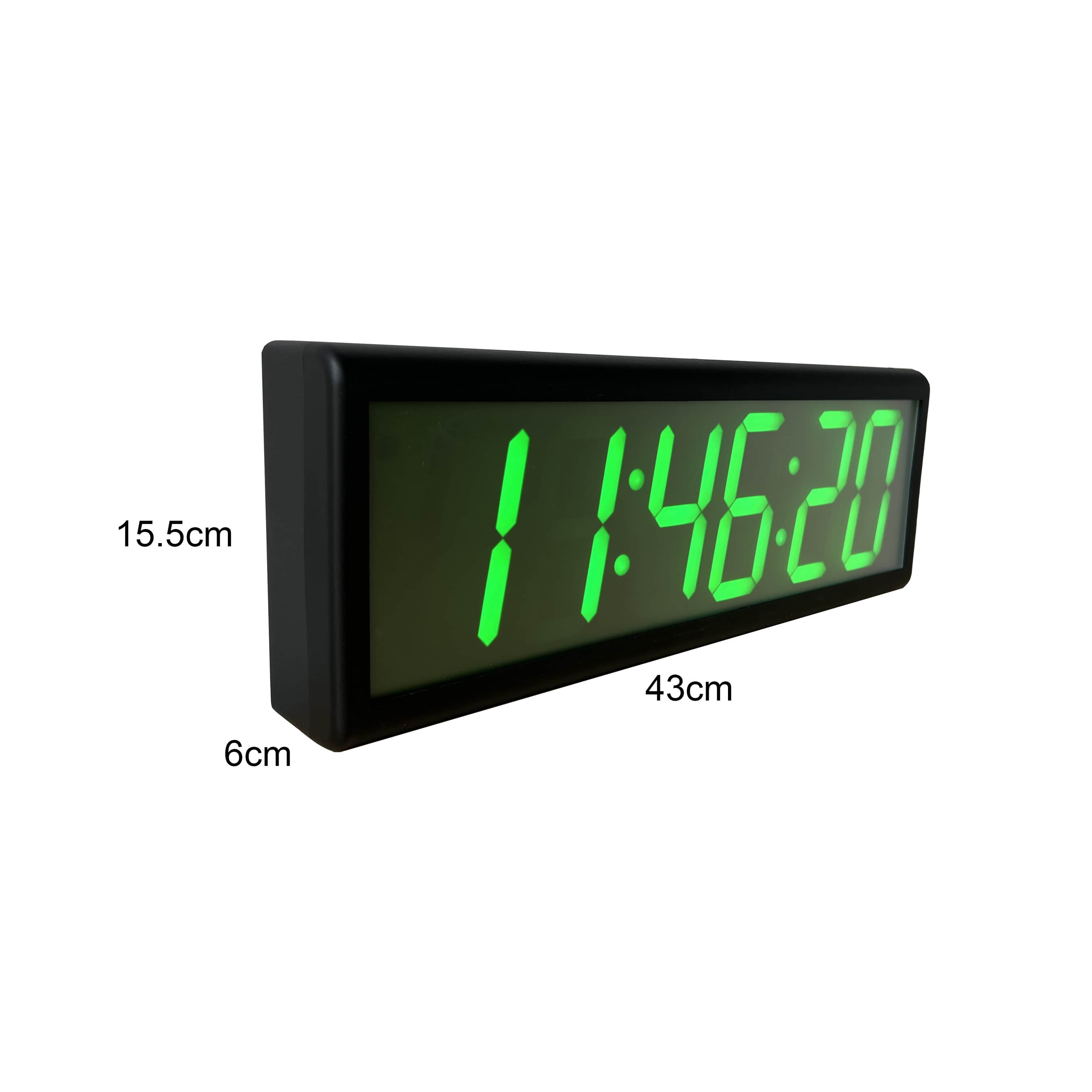 6 Digit WiFi Clock With Seconds