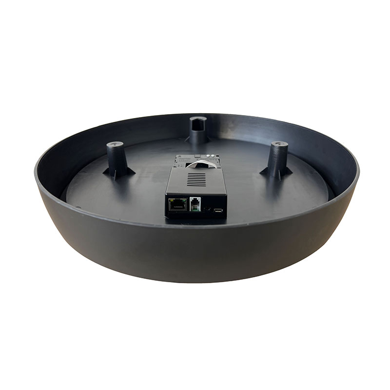 Orologio analogico da parete rotondo nero da 13,7